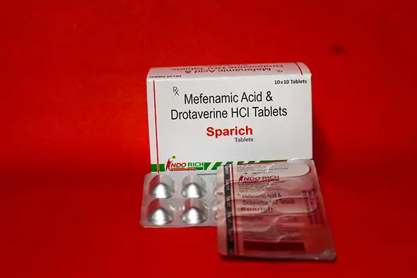 MEFENAMIC ACID250 MG & DROTAVERIN HCI 80 MG. (ALU ALU) (SPARICH)